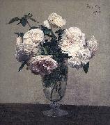 Henri Fantin-Latour Vase des roses oil painting